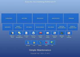 EasyAs Accounting Software screenshot