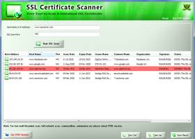 SSL Certificate Scanner screenshot