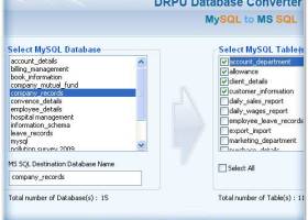Convert MySQL MSSQL screenshot
