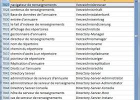 Dataprocessing Dictionary French German screenshot