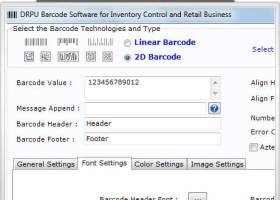 Inventory Barcode Label Creator screenshot