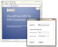 CheckPrixa XPS To PDF Converter screenshot
