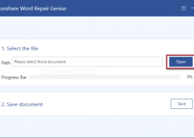 iSunshare Word Repair Genius screenshot