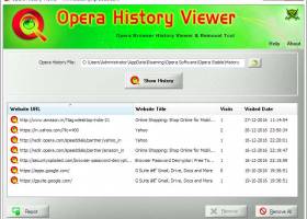 Opera History Viewer screenshot