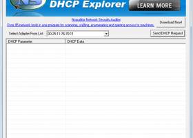 DhcpExplorer screenshot