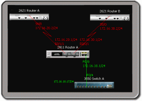 CCNA Network Visualizer Demo screenshot