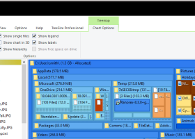 Portable TreeSize Free screenshot