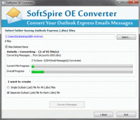 Convert Outlook Express DBX Files to PST screenshot