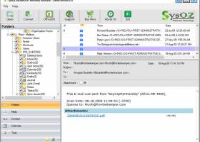 SysOZ Outlook PST Recovery screenshot