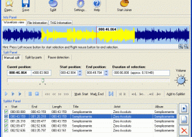 Direct WAV MP3 Splitter screenshot