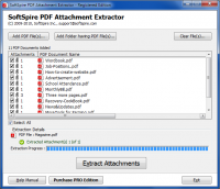Extract PDF Attachments screenshot