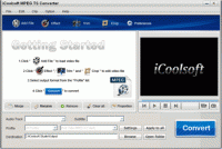 iCoolsoft MPEG TS Converter screenshot