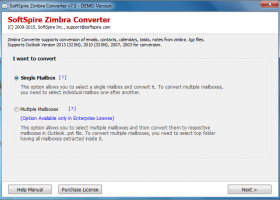 MailMigra for Zimbra screenshot