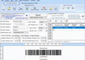 Packaging Barcode Label Maker Software screenshot