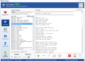 FCorp - Lyric Library screenshot