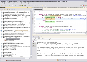 FindBugs screenshot