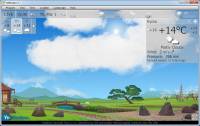 Desktop weather screenshot