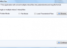 MBOX to Outlook Converter screenshot