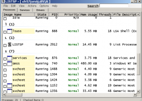 Listsp screenshot