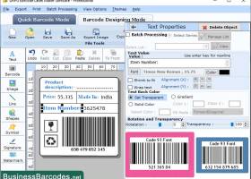 Code 93 Barcode Application screenshot