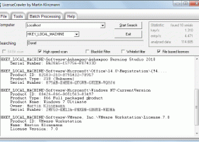 LicenseCrawler screenshot