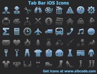 Tab Bar iOS Icons screenshot