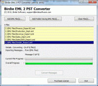 Multiple EML files Outlook screenshot