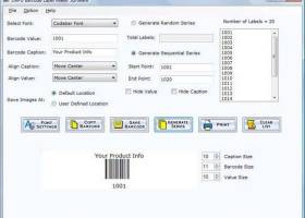 Barcode screenshot