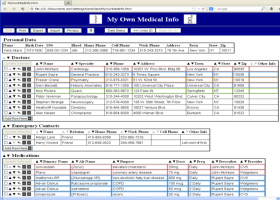 My Own Medical Info screenshot