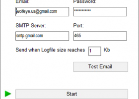 Wolfeye Keylogger screenshot