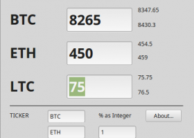 Asset to Gain Calculator screenshot