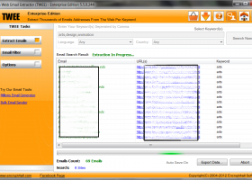 Tala Web Email Extractor Express Edition screenshot