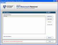 SysTools PDF Watermark Remover screenshot