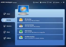 AOMEI Backupper Standard Edition screenshot