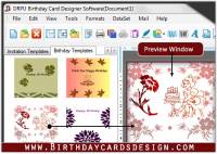 Buy Birthday Card Designing Software screenshot