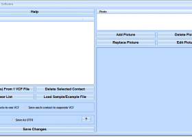 VCF Photo Editor Software screenshot