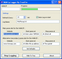 Wan Ip Logger screenshot