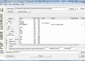 PDF Data Extractor screenshot