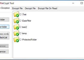 EaseFilter Auto File Encryption screenshot