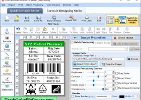 Medical Equipments Barcode Software screenshot