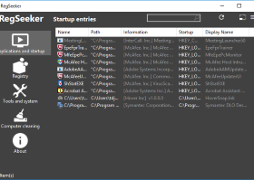Portable RegSeeker screenshot