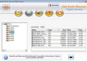 Digital Camera Photos Recovery Software screenshot