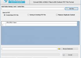 Softaken EML to PST Converter screenshot