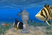 Aquarium Clock 3D Screensaver screenshot