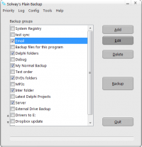 Solway's Plain Backup screenshot