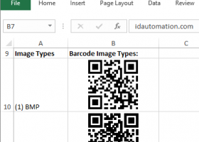QR Code Native Excel Barcode Generator screenshot