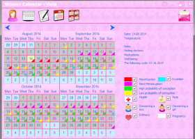 Women Calendar screenshot