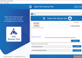 AOL Mail Backup Tool screenshot