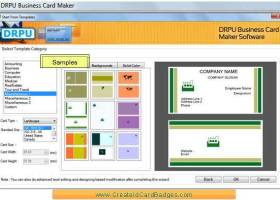 Business Card Designer Software screenshot