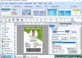 Printing ID Badge Software screenshot